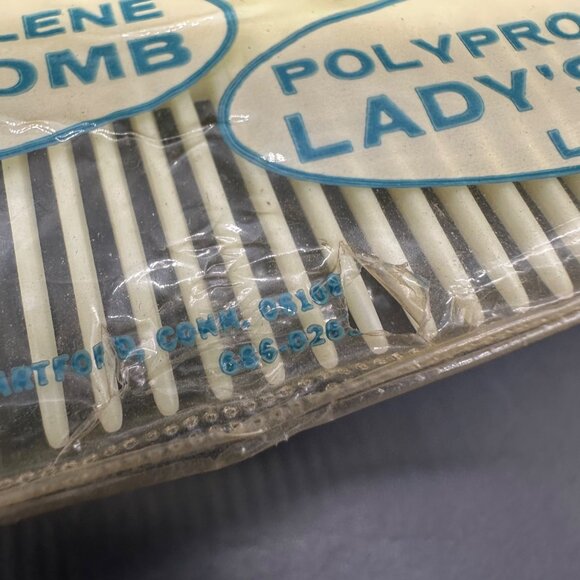 Vintage Fuller Large Ladys Comb Retro Vanity Bathroom Accessory Plastic USA - Picture 7 of 11